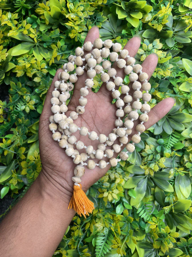 108+1 Original Tulsi Japmala( Comfortable Size For Chanting )