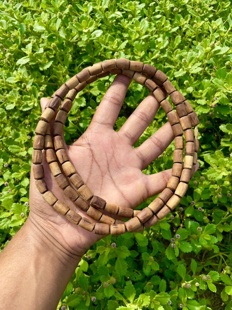 3 Round Brown Original Tulsi Mala