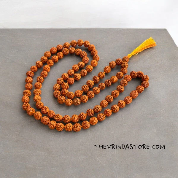 Authentic Panchmukhi(Five-Faced) Rudraksha Mala(10 mm)